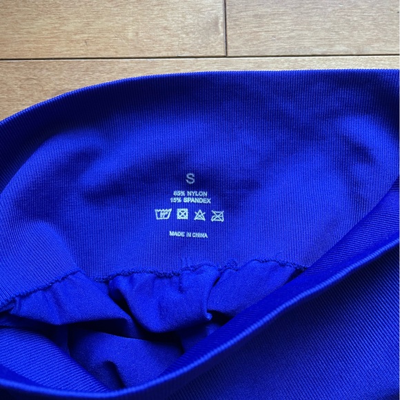 NVGTN solid seamless cobalt leggings - Picture 4 of 4